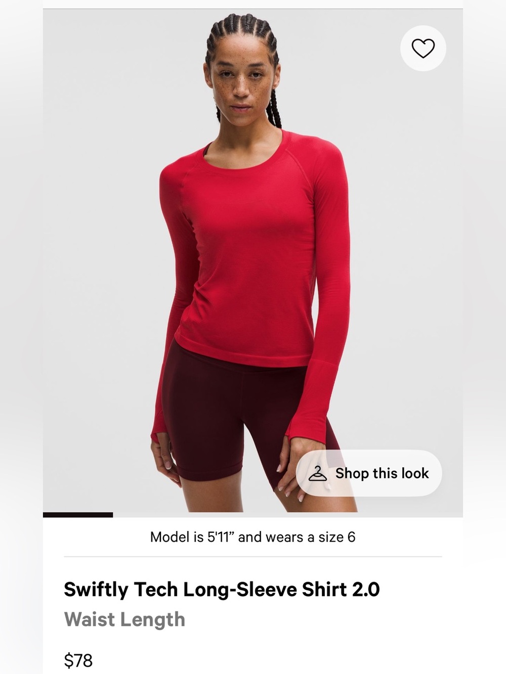 Lululemon Swiftly Tech Long-Sleeve Shirt 2.0